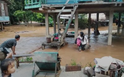 ບ້ານຜົ້ງຊາຍ ເມືອງຊຽງຄໍ້ ໄດ້ຮັບຜົນກະທົບຈາກນ້ຳຖ້ວມຊຸ ເສຍຫາຍຫລາຍສົມຄວນ
