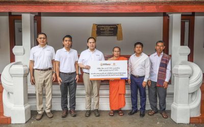 ຫຼວງພະບາງ ພາວເວີ ສ້າງ ແລະ ຖວາຍອາຄານປະຕິບັດທັມຫຼັງໃໝ່ ທີ່ວັດລ້ອງຄູນ ສີຄູນນາຣາມ ວັດມໍຣະດົກໂລກໃນເມືອງຫຼວງພະບາງ ສືບສານ ແລະ ອະນຸລັກວັດທະນະທຳ ປະເພນີໄດ້ຢ່າງຍືນຍົງ.