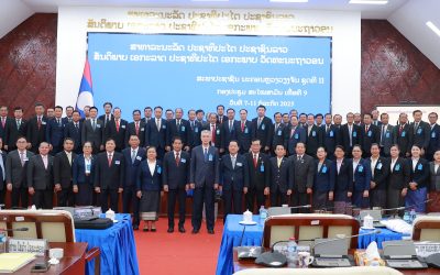 ກອງປະຊຸມສະໄໝສາມັນ ເທື່ອທີ 9 ຂອງສະພາປະຊາຊົນ ນວ ຊຸດທີ II ອັດລົງດ້ວຍຜົນສຳເລັດຢ່າງຈົບງາມ
