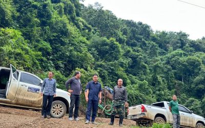 ຮອງເຈົ້າແຂວງຫົວພັນ ພ້ອມດ້ວຍຄະນະລົງຕິດຕາມ-ກວດກາຜົນກະທົບຈາກພາຍຸ ວິພາ ຢູ່ເມືອງຫົວເມືອງ.