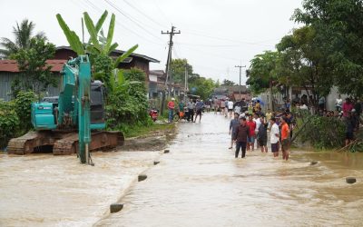 ການນຳເມືອງກາສີ ຕິດຕາມສະພາບຫລັງນໍ້າແຫ້ງ ຢູ່ບັນດາບ້ານທີ່ຖືກໄພພິບັດນໍ້າຖ້ວມ