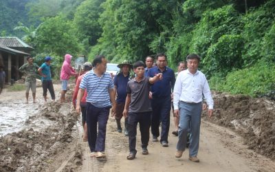 ຄະນະສະເພາະກິດຕ້ານໄພພິບັດຂັ້ນແຂວງ ລົງເຄື່ອນໄຫວຢູ່ເມືອງຊຳໃຕ້