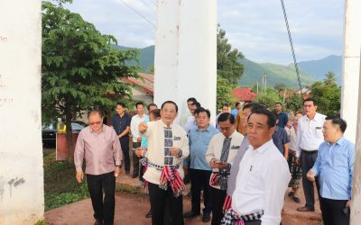 ນາຍົກລັດຖະມົນຕີ ລົງຊຸກຍູ້ຕິດຕາມບ້ານທີ່ຖືກຜົນກະທົບຈາກໄພນ້ຳຖ້ວມ ຢູ່ເມືອງໄຊຍະບູລີ