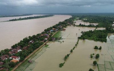 ກະສິກຳ ແລະ ປ່າໄມ້ເມືອງມຸນລະປາໂມກ ລົງຕິດຕາມສະພາບນ້ຳຖ້ວມຢູ່ເຂດກຸ່ມເວີນແຄນ