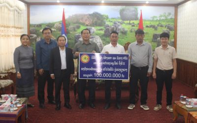 ຫລາຍພາກສ່ວນຊຸກຍູ້ກອງປະຊຸມໃຫຍ່ ແລະ ຊ່ວຍເຫລືອຜູ້ປະສົບໄພພິບັດ ຢູ່ແຂວງຊຽງຂວາງ