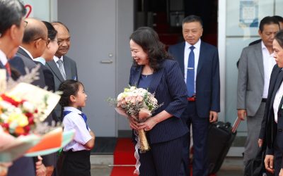 ຮອງປະທານປະເທດ ຫວຽດນາມ ເດີນທາງມາຢ້ຽມຢາມ ສປປ ລາວ ຢ່າງເປັນທາງການ