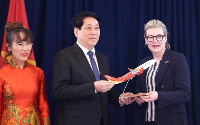 Vietjet ບັນລຸບາດກ້າວສໍາຄັນດ້ວຍເຮືອບິນ Boeing ລຳທຳອິດ.