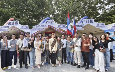 ນັກສຶກສາລາວທີ່ນະຄອນຫຼວງປັກກິ່ງ ຮ່ວມເຜີຍແຜ່ວັດທະນະທໍາລາວສູ່ສາກົນ