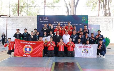 ນັກກິລາດຶງເຊືອກກະຊວງປ້ອງກັນປະເທດໄດ້ 4 ຫຼຽນຄໍາ ຈາກ 5 ປະເພດແຂ່ງຂັນ.
