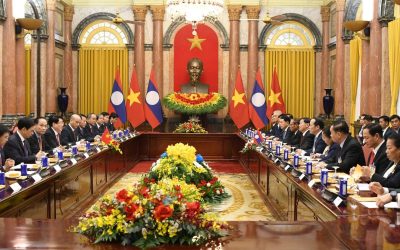 ປະທານປະເທດ ລາວ ແລະ ຫວຽດນາມ ພົບປະສອງຝ່າຍ