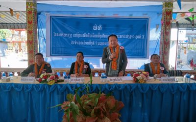 ຜູ້ລົງສະໝັກເລືອກຕັ້ງ ສສຊ ຈຸ 3 ລົງພົບປະຜູ້ມີສິດເລືອກຕັ້ງຢູ່ 5 ບ້ານ
