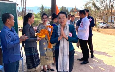 ລົງສະໝັກເລືອກຕັ້ງ ສສຊ ຈຸທີ 5 ສືບຕໍ່ລົງພົບປະຜູ້ມີສິດເລືອກຕັ້ງຢູ່ເມືອງສັງທອງ