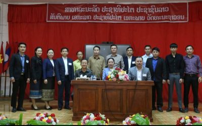 ຄະນະກຳມະການເລືອກຕັ້ງລະດັບຊາດ ລົງຊຸກຍູ້ການປ່ອນບັດເລືອກຕັ້ງ ຢູ່ແຂວງວຽງຈັນ