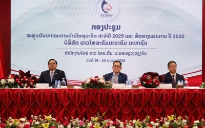 2025 ລາວໂທລະຄົມມະນາຄົມ ປະຕິບັດພັນທະ ໄດ້ທັງໝົດຈຳນວນ 586.16 ຕື້ກີບ
