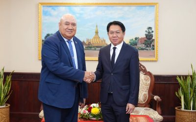 ທ່ານ ຮອງລັດຖະມົນຕີ ກະຊວງການຕ່າງປະເທດ ຕ້ອນຮັບການເຂົ້າຢ້ຽມຂໍ່ານັບ ຂອງຜູ້ອໍານວຍການ ອົງການອະນາໄມໂລກ ປະຈຳພາກພື້ນອາຊີ-ປາຊີຟິກຕາເວັນຕົກ