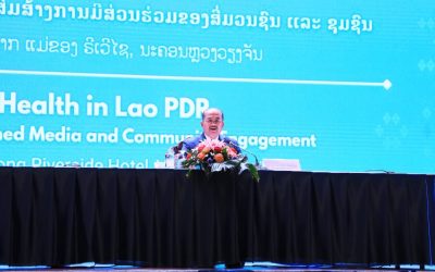 ສົ່ງເສີມສຸຂະພາບເດັກຢູ່ໃນລາວ ຜ່ານການໃຫ້ວັກຊິນກັນພະຍາດ-ເສີມສ້າງການມີສ່ວນຮ່ວມຂອງສື່ມວນຊົນ ແລະ ຄົນໃນຊຸມຊົນ
