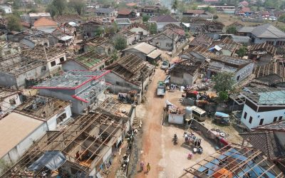ເຮືອນປະຊາຊົນ 5.400 ກວ່າຫຼັງ ໄດ້ຮັບຜົນກະທົບ ແລະ ມີຜູ້ໄດ້ຮັບບາດເຈັບ 9 ຄົນ ຈາກພາຍຸໝາກເຫັບຕົກ ຢູ່ ນະຄອນຫຼວງວຽງຈັນ