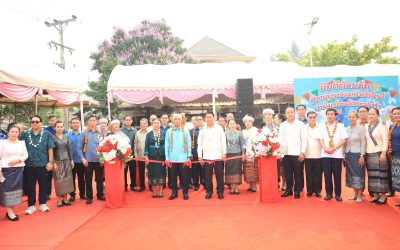 ຊາວບ້ານຜານົມ ນະຄອນ ຫຼວງພະບາງ ຈັດງານບຸນປະເພນີ “ປ່ອຍເດືອນ ຫົກ ຕົກນ້ຳປີໃໝ່” ເຜົ່າໄຕລື້ ຢ່າງມ່ວນຊື່ນ