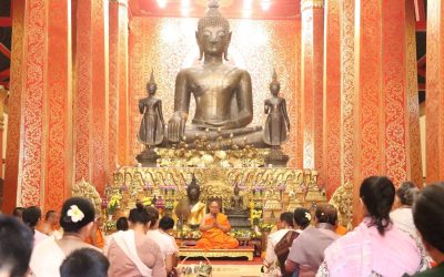 ຊາວນະຄອນຫຼວງວຽງຈັນ ຮ່ວມໃສ່ບາດ ມື້ສັງຂານຂຶ້ນ