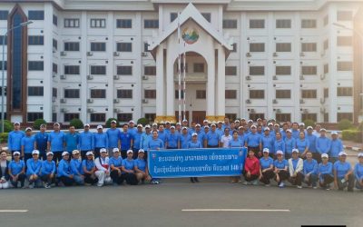 ອັດຕະປື​ ຈັດກິດຈະກໍາຍ່າງເພື່ອສຸ​ຂະ​ພາບ ສະເຫຼີມສະຫຼອງ ວັນກໍາ​ມະກອນສາກົນ