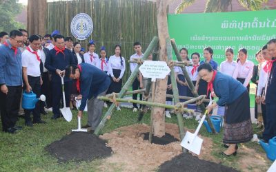 ປູກຕົ້ນໄມ້ ຕ້ອນຮັບວັນສ້າງຕັ້ງ ມຊ, ວັນເດັກນ້ອຍສາກົນ ແລະ ວັນປູກຕົ້ນໄມ້ແຫ່ງຊາດ