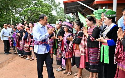 ທ່ານ ນາຍົກລັດຖະມົນຕີ ຊີ້ນຳວຽກງານ ຢູ່ຕາແສງປຸ່ງນາໜູນ, ເມືອງຫວຍຊາຍ